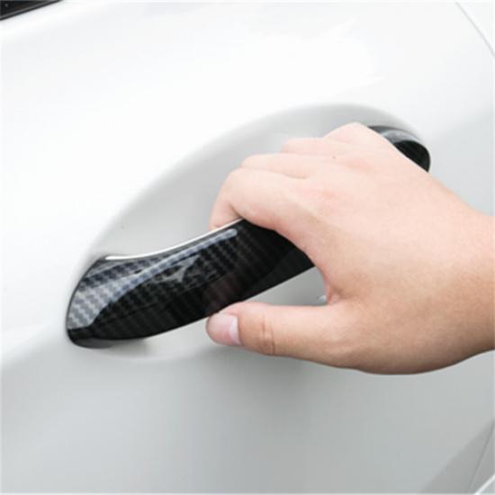 ABS Carbon Fiber Car Door Handle Cover Trim For BMW 3 Series G20 -
