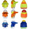 Hardhat Sun Shade Mesh Sunshade with High Visibility Reflective Strip Breathable UVProtection Neck Shield for Hard Hats