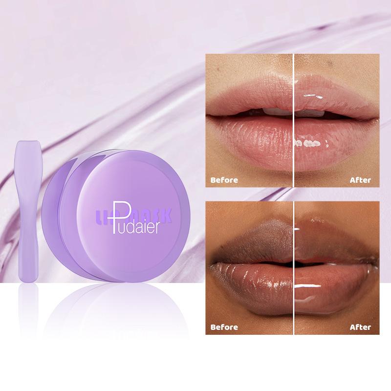 

10 г Ночная маска для губ Ночной уход за кожей сна Увлажнение Разглаживание морщин на губах Питательный бальзам для губ Уход за кожей Косметика