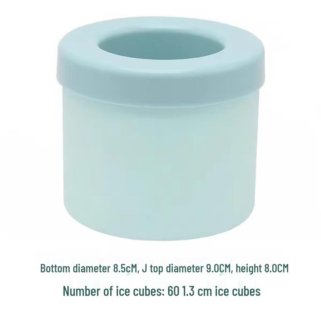 Ice Cube Tray Silicone Mold - Easy Release Squeeze Cup & Storage
