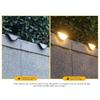 4 PCS LED Solar Step Lights, Waterproof Outdoor Stair Lights, Solar Deck Lights Outdoor Solar Landscape Lighting for Yard, Patio