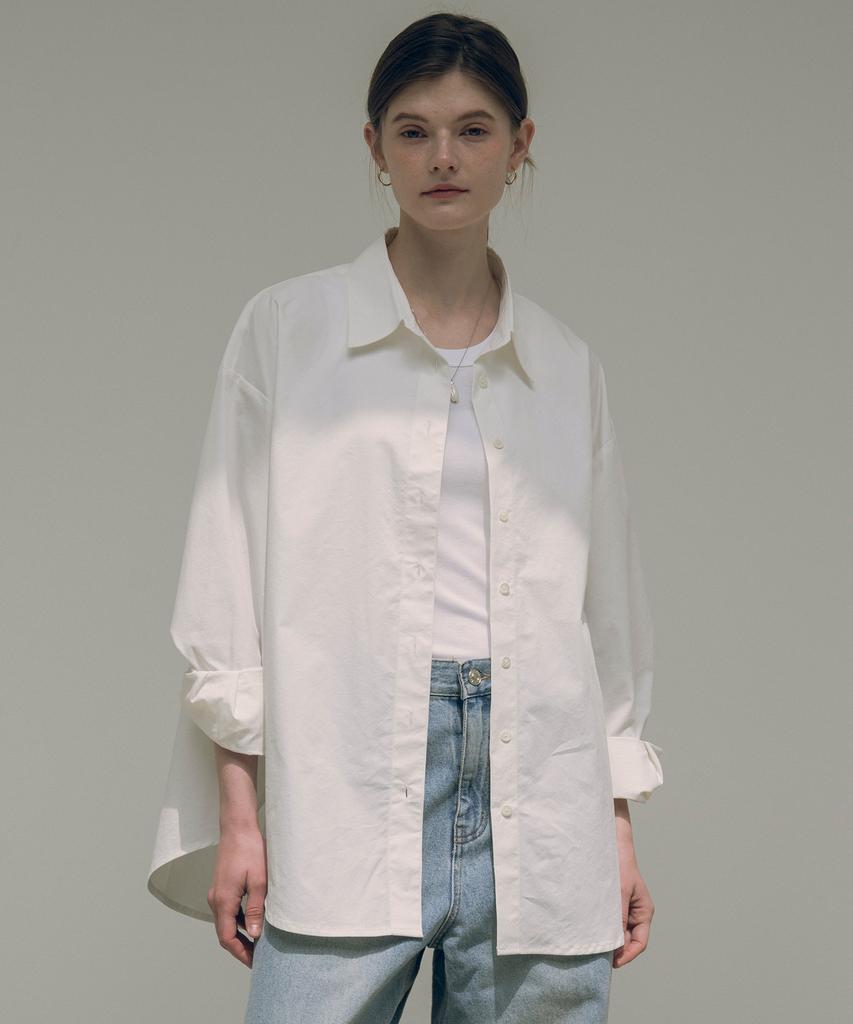 Siyajyu Sitp5143 Oversized Noble Shirt_Ivory