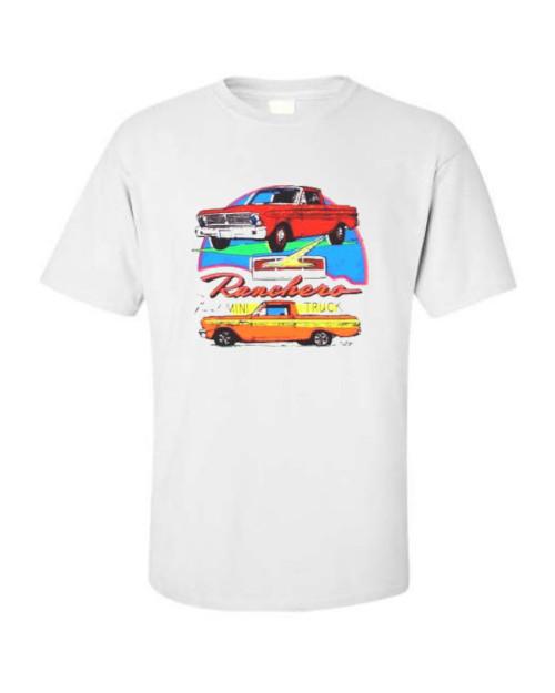

1964-1965 Ford Falcon Ranchero Pickup Truck T-shirt Single Or Double Print 2XL