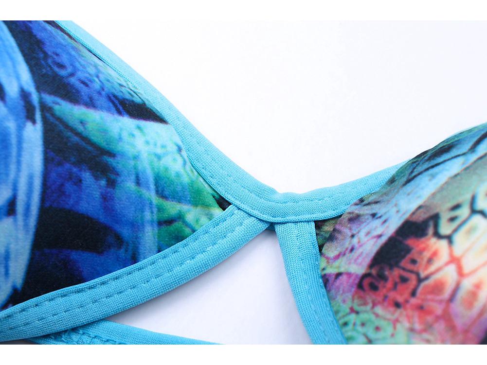 Seksowny, europejski i amerykański brazylijski strój kąpielowy typu bikini z wiązaniem na szyi