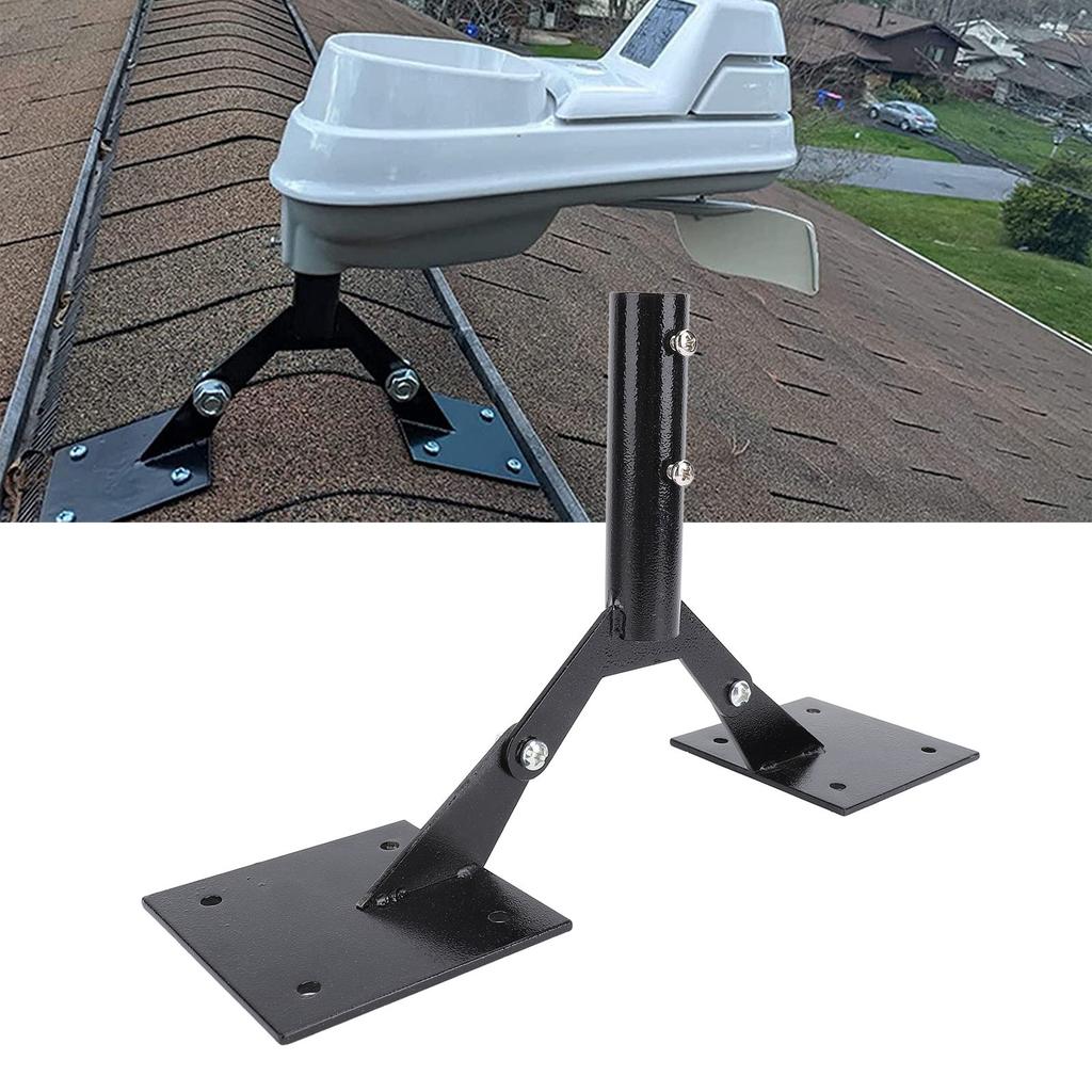 Balancing Roof Mount Door,   Steel Bracket Dual Purpose Flag Holder for Shaped Roof Garden and Flat Roofs
