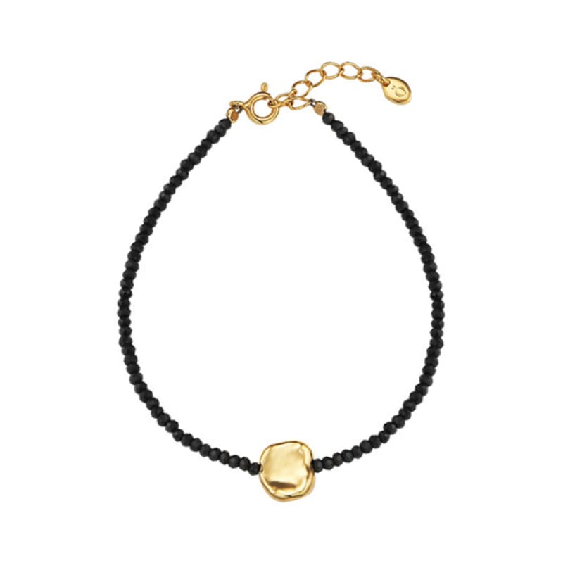 Ozel Silver925 Black Spinel Bracelet PS078