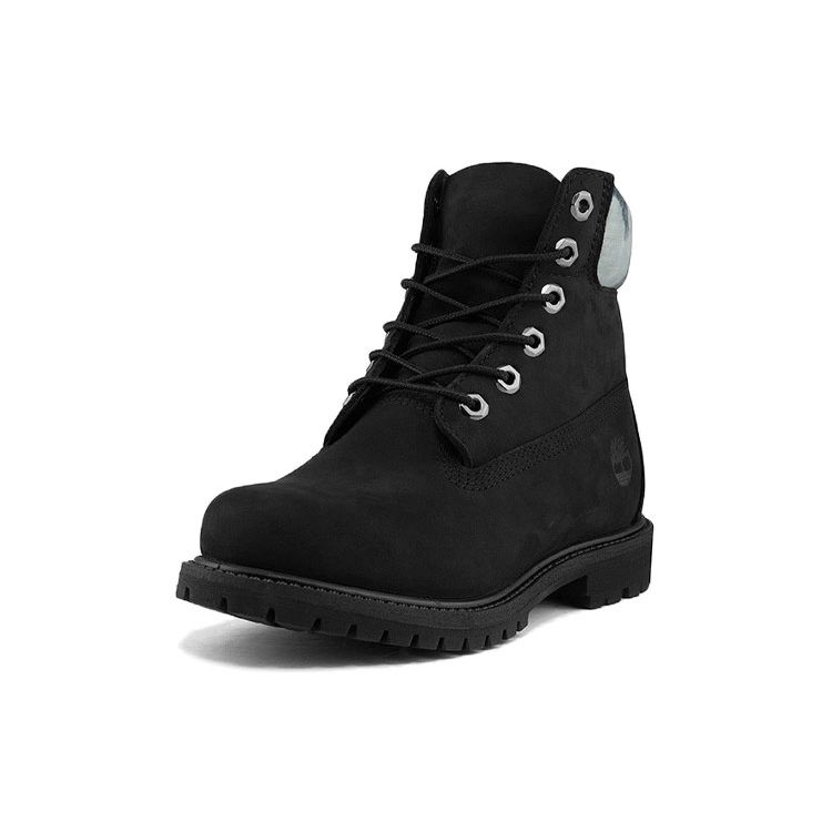 Timberland Strapazierfähige Wasserdichte Wadenhohe Arbeitsstiefel Damenstiefel Schwarz A2ESH