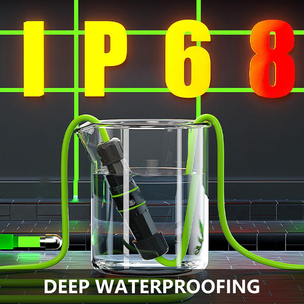 Waterproof RJ45 Ethernet Coupler Gigabit Network Connector Dustproof CAT6/CAT5E/CAT5 Coupler for Outdoor Use Support POE