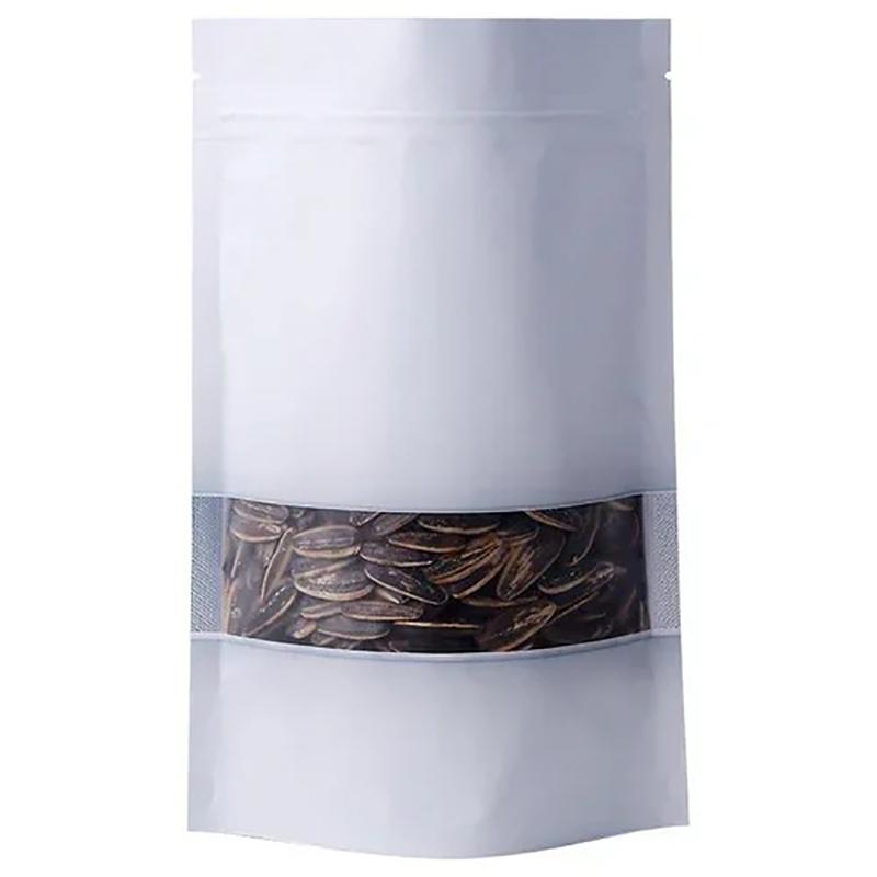 100 st Färgade Självbärande Självtätande Påsar Aluminiumfolie Förseglad Kex Blomma Te Förseglad Ficka Godis Ansiktsmask Gåva Fönsterpåsar