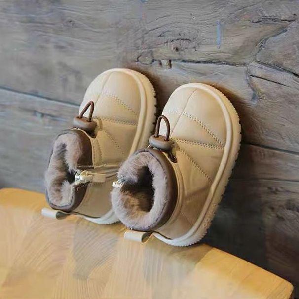 Warm Velvet Toddler Shoes - Cotton Snow Boots for Girls & Boys