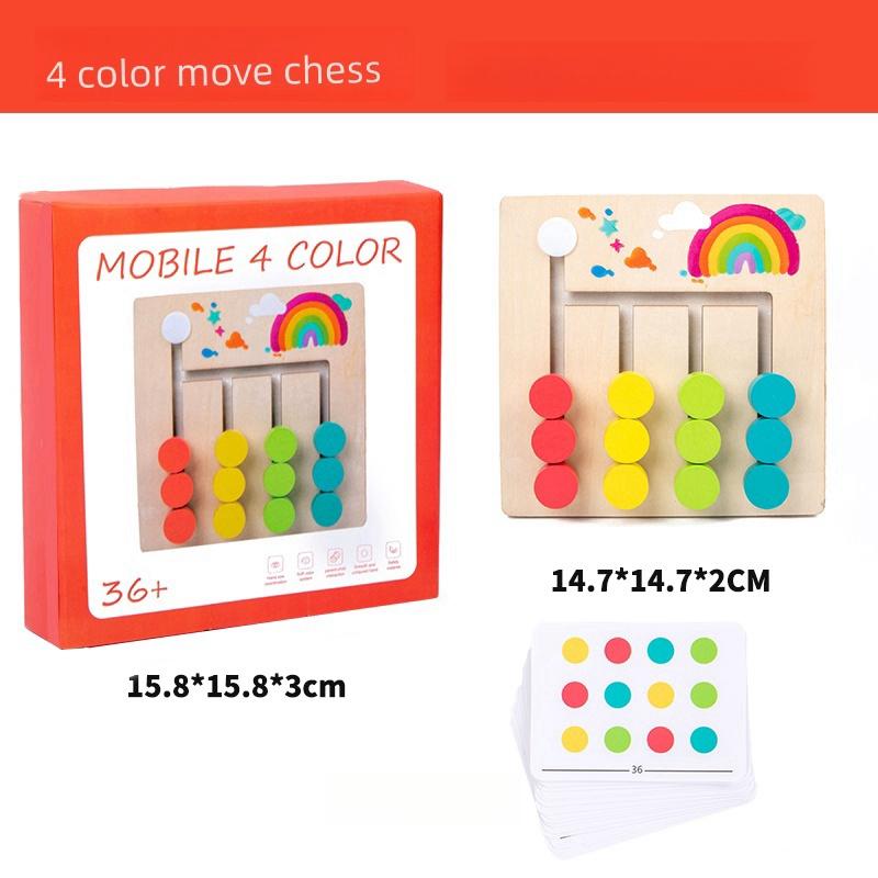 Multi Color Mobile Game Chess Vs Montessori Logical Thinking Training for Children's Puzzle Tabletop Toys