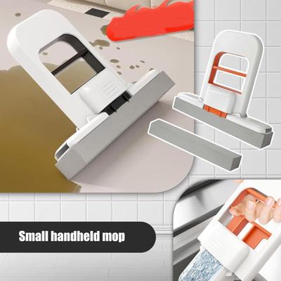 Domácí stolní mokrý a suchý sprejový ruční mop, čištění bez použití rukou, malý bavlněný mop pro vnitřní použití