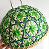 Hand-woven Rattan Fruit Plate Round Shape Insect Proof Round Lid Basket Style Cover Design Dining Table Cover