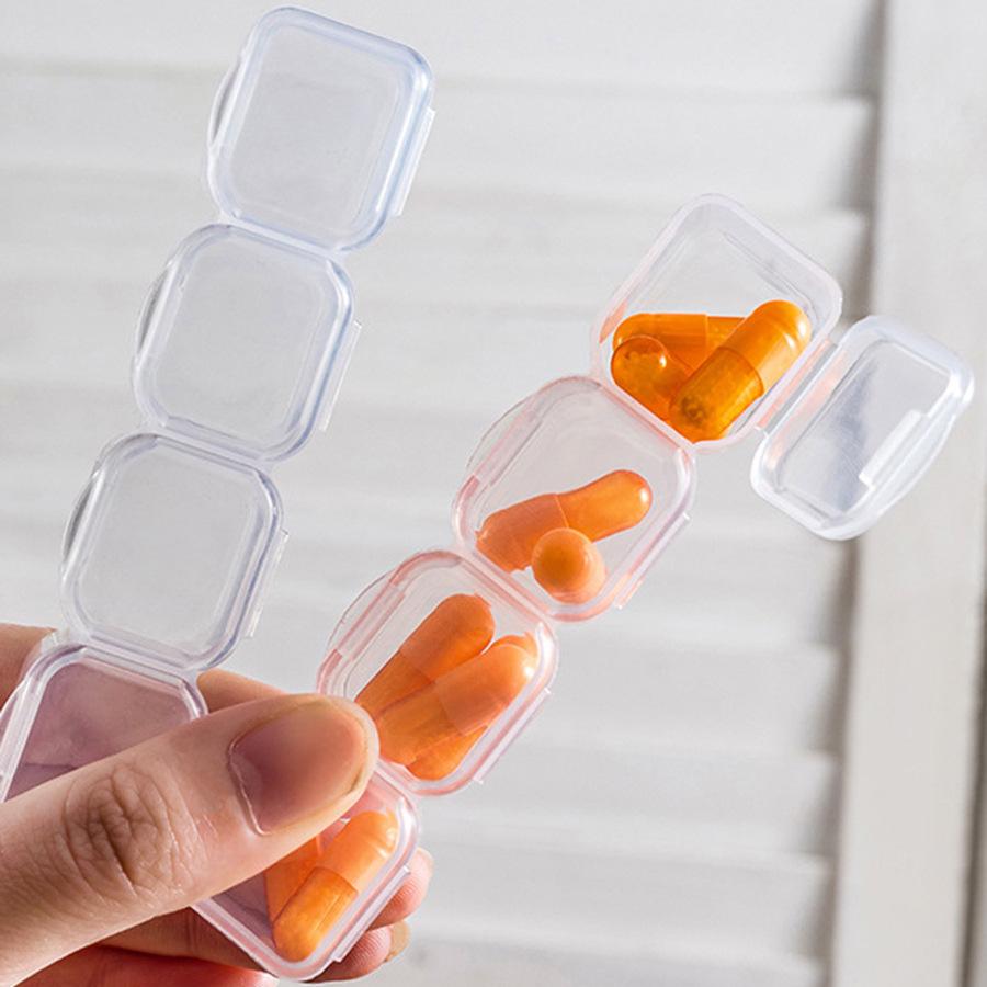 Portable Transparent Jewelry Storage Box: Anti-Oxidation Case for Earrings and Necklaces