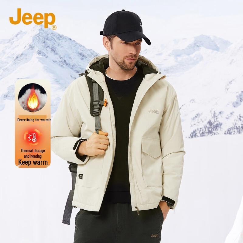 

JEEP Men s Hooded Padded Jacket 4XL