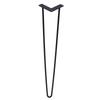 4Pcs Black Iron Table Desk Legs Home Accessories for DIY Handcrafts Furniture 28inch