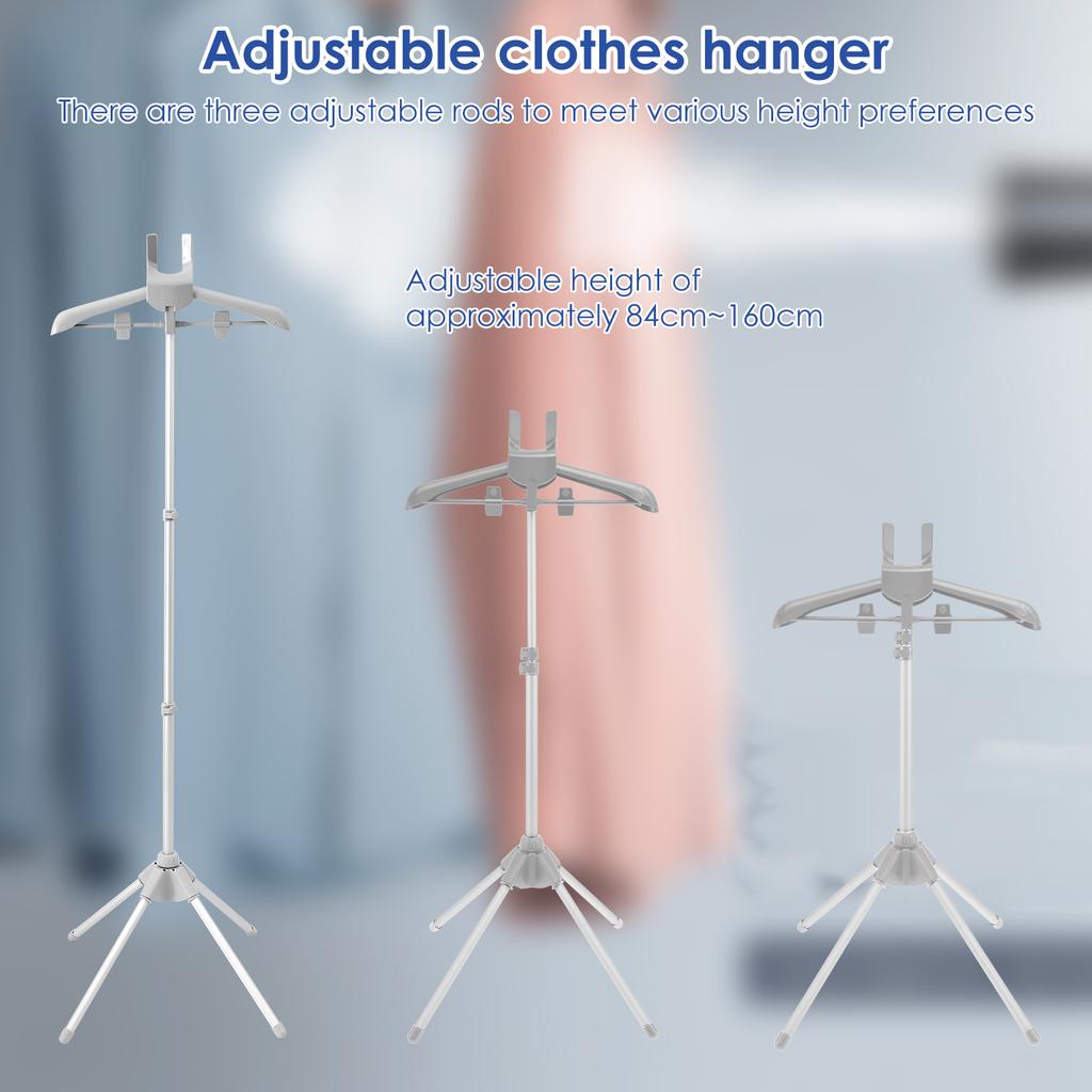 Adjustable Garment Hanger Folding Garment Steamer Rack Portable Steam Iron Steamer Hanger Versatile Steam Stand Clothes for Home