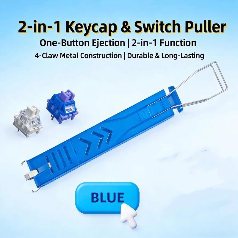 2 In 1 Keycaps Puller Accessories Unloading For Gaming Keyboard Switches Remover Button Extractor Tool