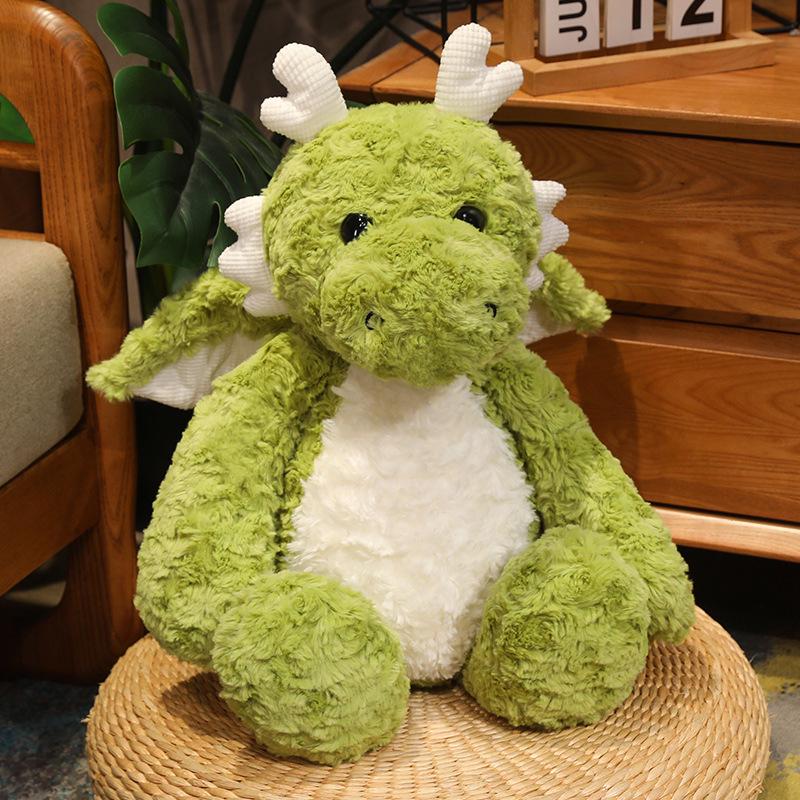 

Adorable Feilong T-Rex Plush Dinosaur Toy - Creative Birthday Gift 45cm (0.31kg) зелений