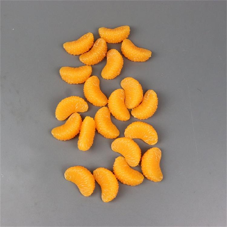 10PCS Colorful Fake Fruit Blocks Double Side Decorative Artificial Fruit Model