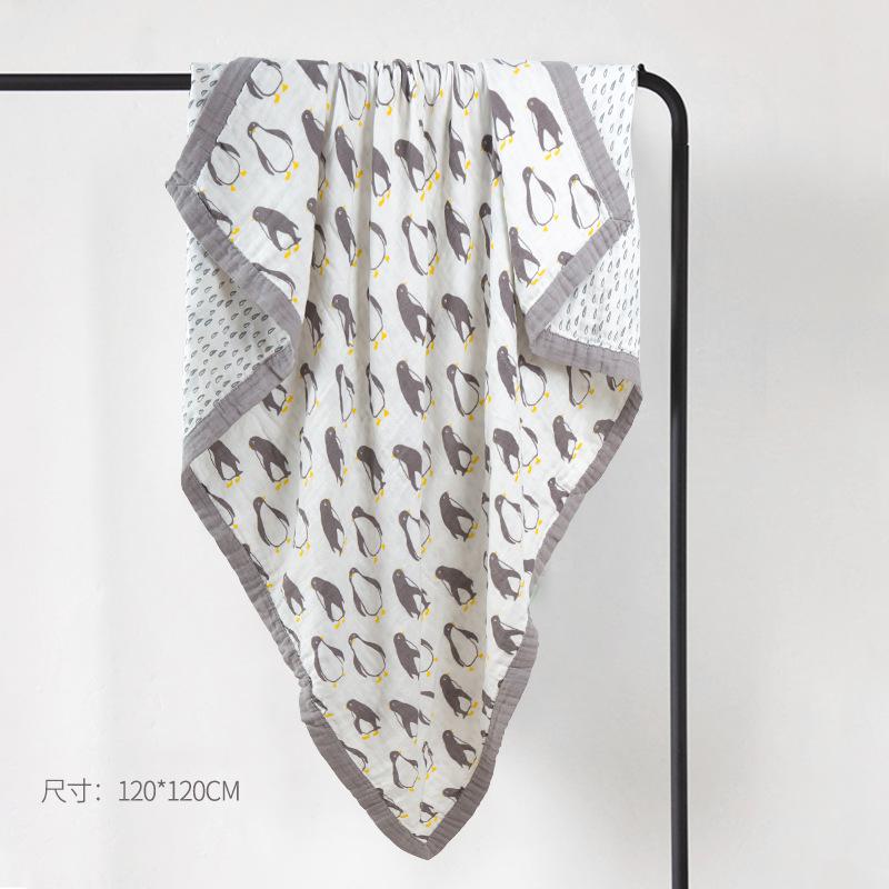 Baby Blanket, Spring and Autumn Baby Products, Cotton, Newborn Towel Gauze, Bath Towel Ins Children's Blanket