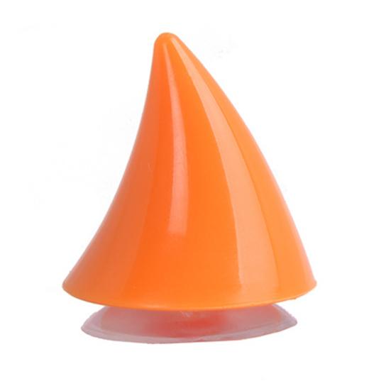 1Pc Motorcycle Helmet ABS Suction Cup Ox Horn Decoration Headwear Accessory