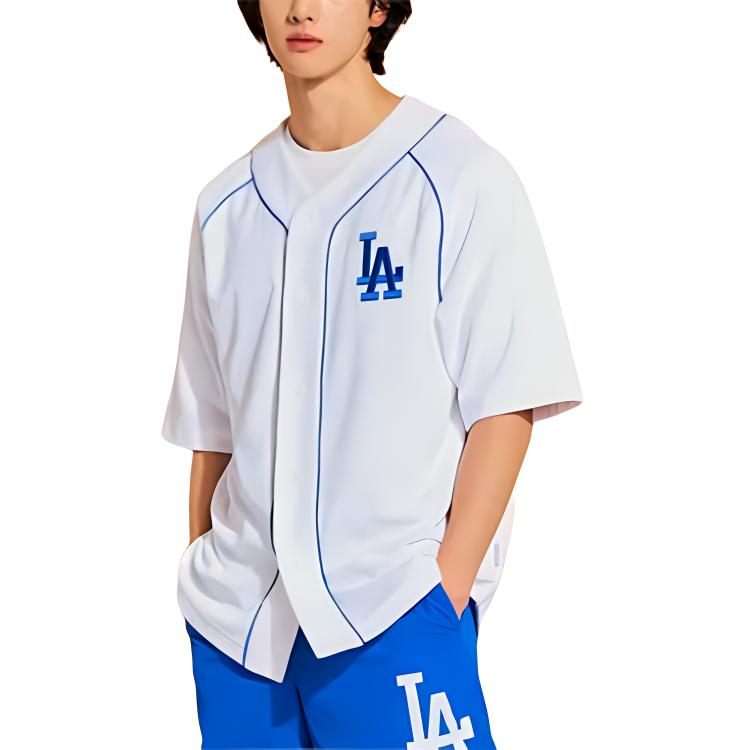 MLB Baseball Jerseys Unisex White Moderate Straight Fit 3ABS60123-07WHS