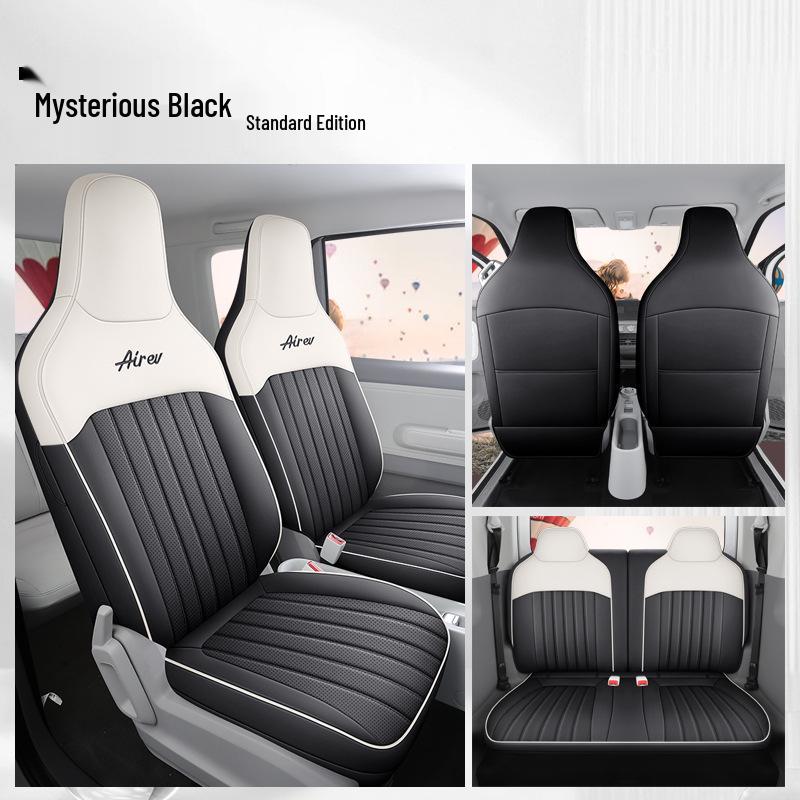 Wuling Sunny Universal Cartoon Leather Car Seat Cover, Full Surround for All Seasons.