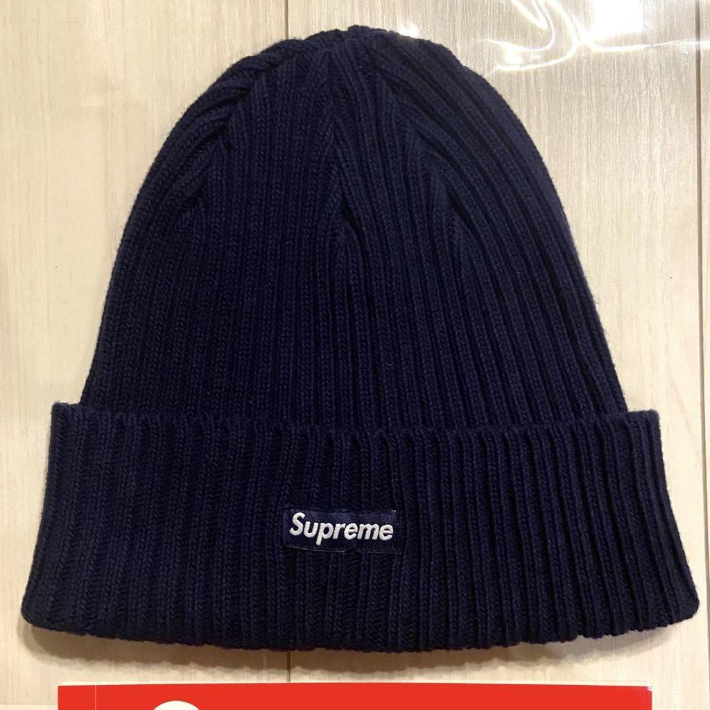 [USED] Supreme 24SS Overdyed Beanie Navy
