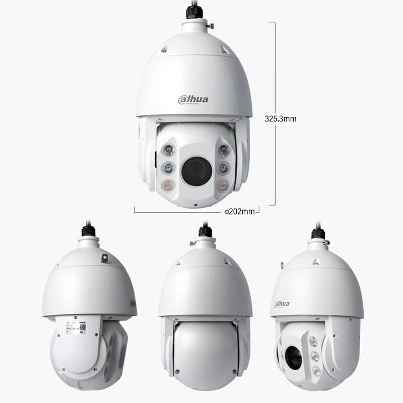 Dahua DH-SD6223-D2-i Starlight 2MP PoE Dome Surveillance Camera CN plug (adapter included)