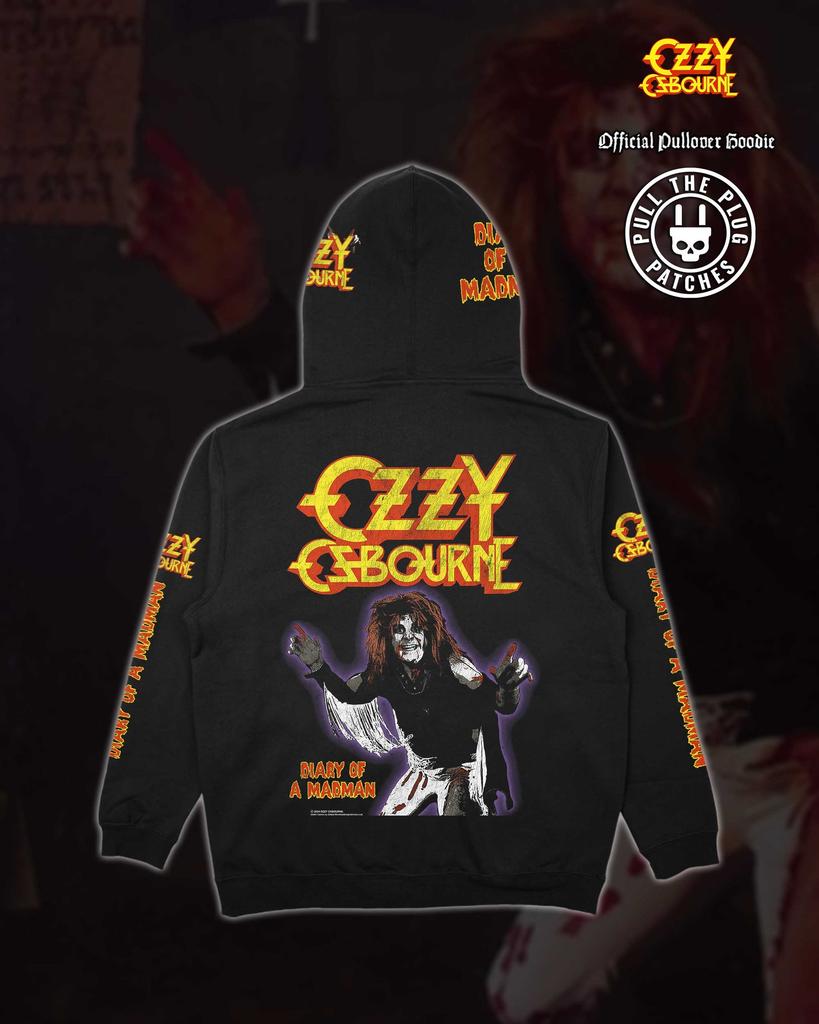 Ozzy Osbourne Diary of A Madman Hoodies Pullover Men Women Oversized Y2k Street Sweatshirt British Rock Singer Female Male Clothing