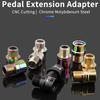 1 Pair Alloy Pedal Extender 9/16 Wear Resistant Bicycle Pedal Extension Bolts Stable Lightweight Bike Pedal Axle Extenders