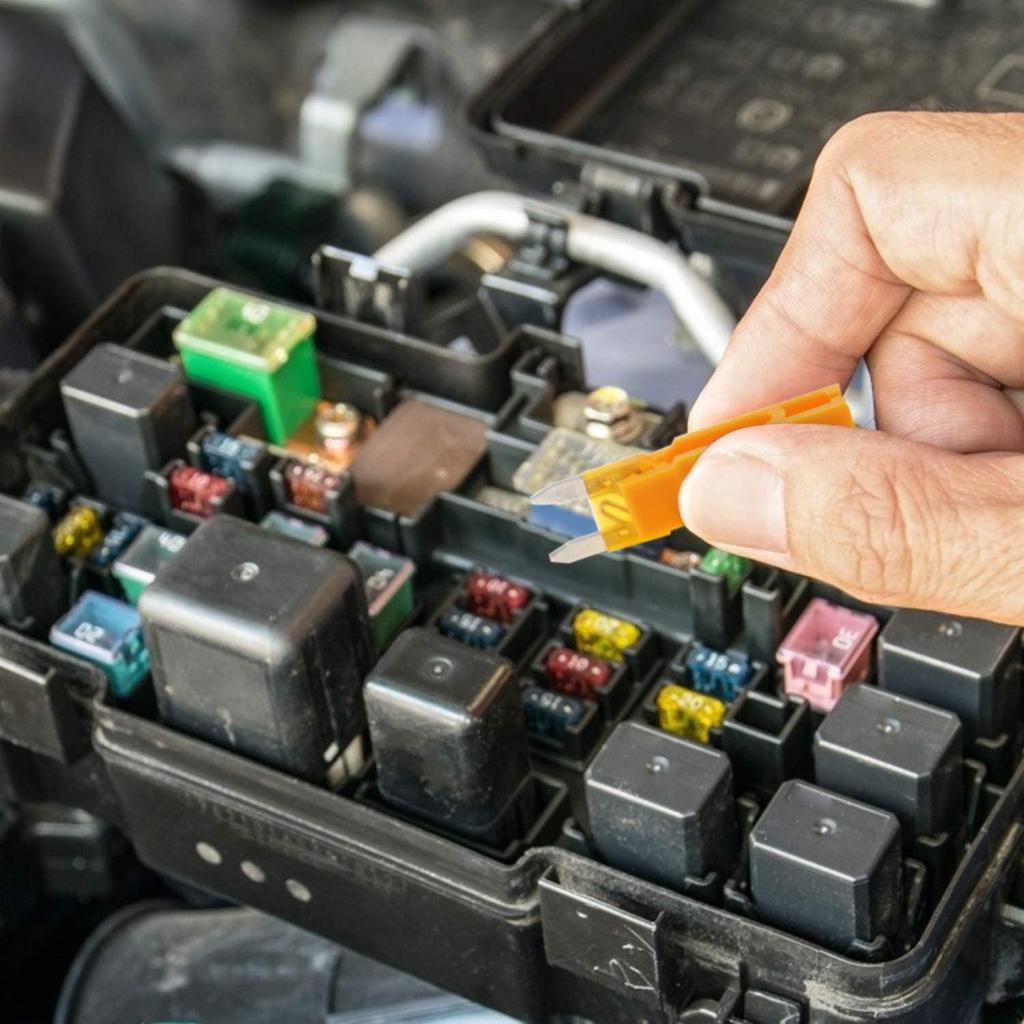 Mini-/Klein-/Standardgröße, Sicherungssortiment für Kfz-Sicherungen mit Flachstecksicherung, 2,5/3/5/7,5/10/15/20/25/30/35 A, Sicherungssatz für Auto und LKW mit Box-Clip