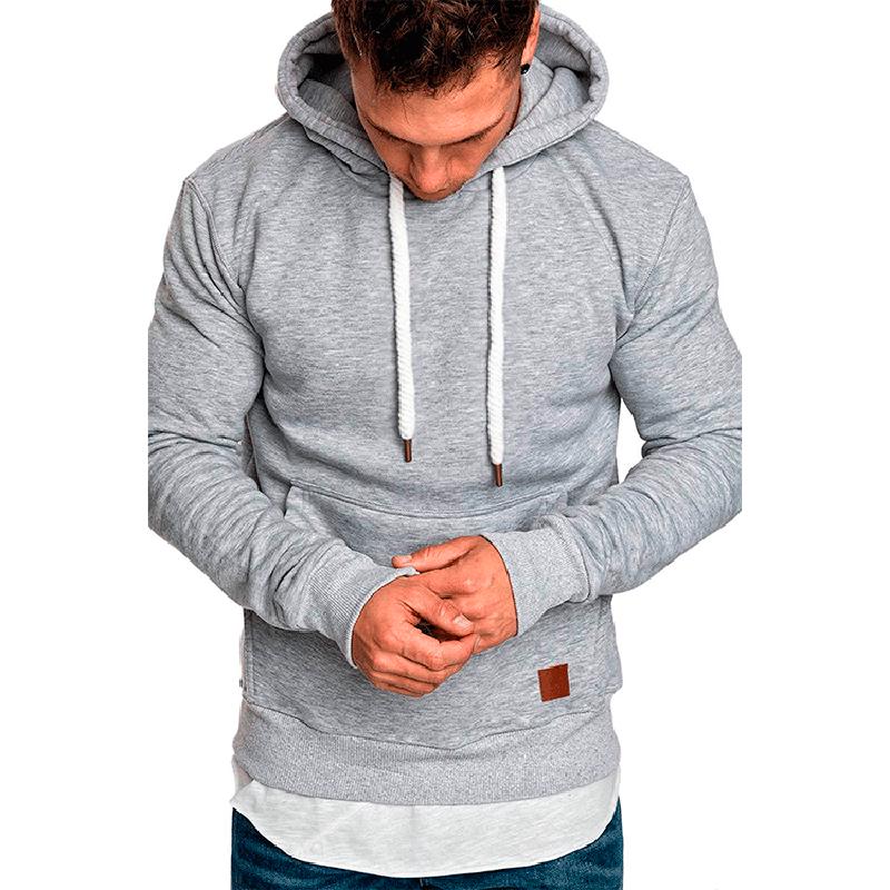 Hooded Hoodies Mens Sweatshirt Sweater Jumper Comfy Pullover Outwear Coat Tops