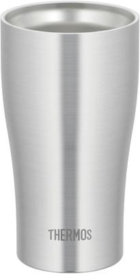 Thermos Vacuum Insulated Tumbler,400ml,Round and Gentle MouthThermos Structure,Heat and Cold JDQ-400 S