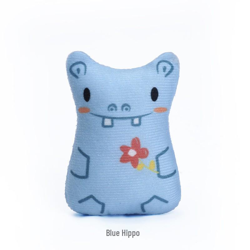 Catnip Plush Thumb Doll: Self-Entertainment Teething Toy, Bite-Resistant for Cats