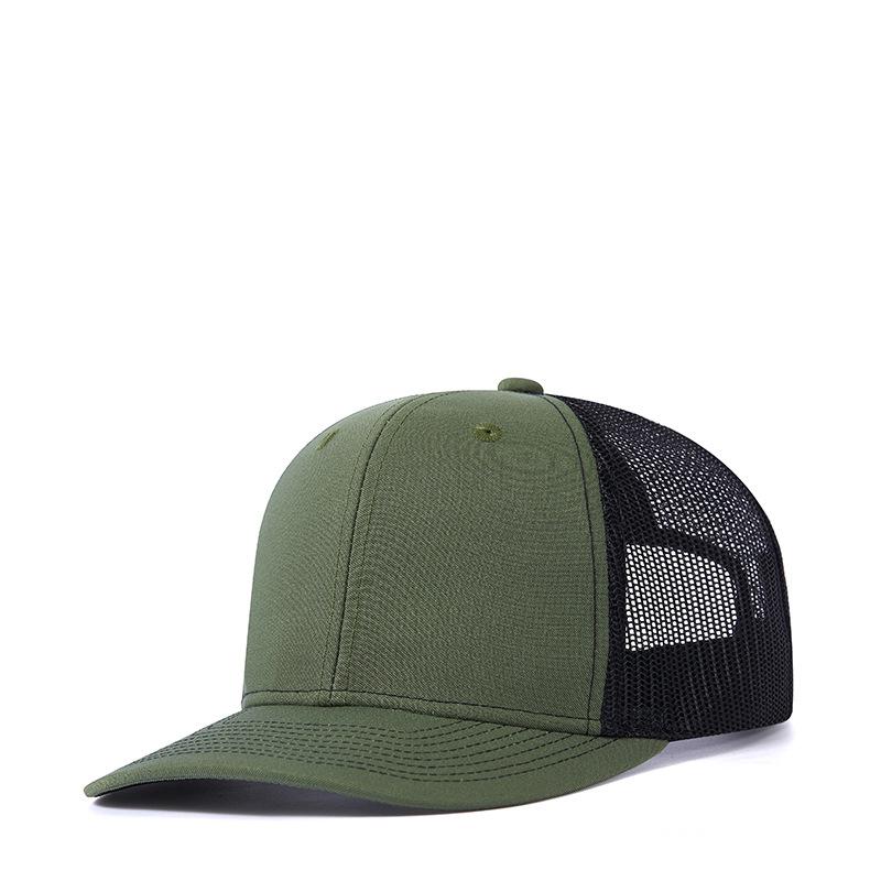 Custom Logo Animal Hunting Leather Patch Mesh Snapback Richardson 112 Trucker Hats Caps Duck Camo Trucker Hats