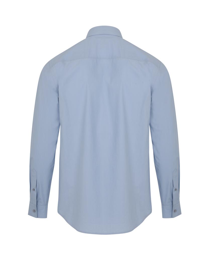 SOLEW Relax Cotton Shirt_Blue