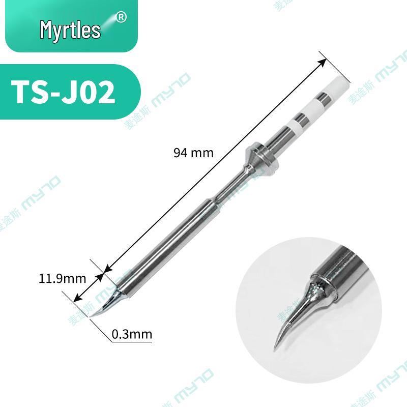 TS100 Eco-Friendly Lead-Free Soldering Iron Tips - Universal Pointed, Knife, and Bevel Shapes
