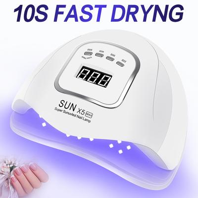 90W Nail Drying Lamp 10s For Fast Drying Gel Polish 45LEDs Nail Light Lamp Dryer With Smart Senor For Nair Art Manicure Tool
