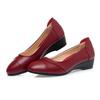 Fashion sapatos femininas women cute sweet apricot high quality pointed toe wedge heel shoes lady classic office career work shoes ea175