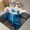 Pet Mermaid Tail Swimsuit Costume for Dogs and Cats