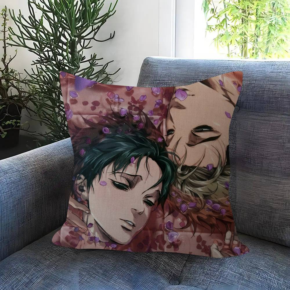 Korean Manga Killing Stalking Vintage Pillow Cover For Bedroom Room And Living Room Sofa Decorative Cushion Cover