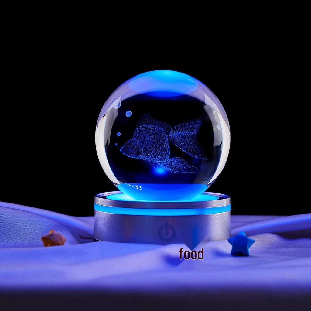 Engraved Crystal Music Box Night Light - Perfect Gift for Classmates or Best Friends