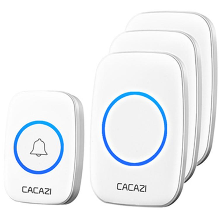 A10 Wireless Long-Range Home Doorbell with Multiple Call Bells and Elderly Pager, Compatible with EU, US, and UK Standards.