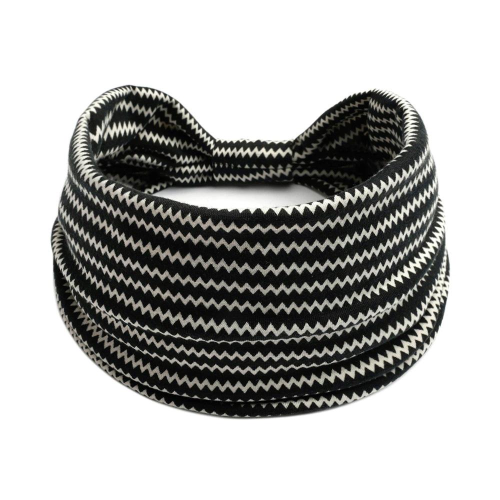 Women's Wide Retro-Style Elastic Sports Headband - Yoga & Hair Accessory