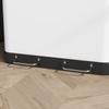 Dual Compartment Trash Can, 2 X 30L, Fingerprint-Resistant, Pedal, Removable Inner Bins, Grey