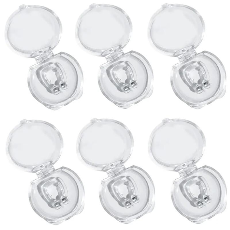 Silicone Magnetic Anti Snoring Men Portable Stop Snoring Nose Clip Prevent Sleep Apnea Snoring Stopper For Women Sleeping Aid
