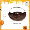 Halloween Fake Bart Deko Schnurrbart für Bühnenauftritt Partyzubehör
