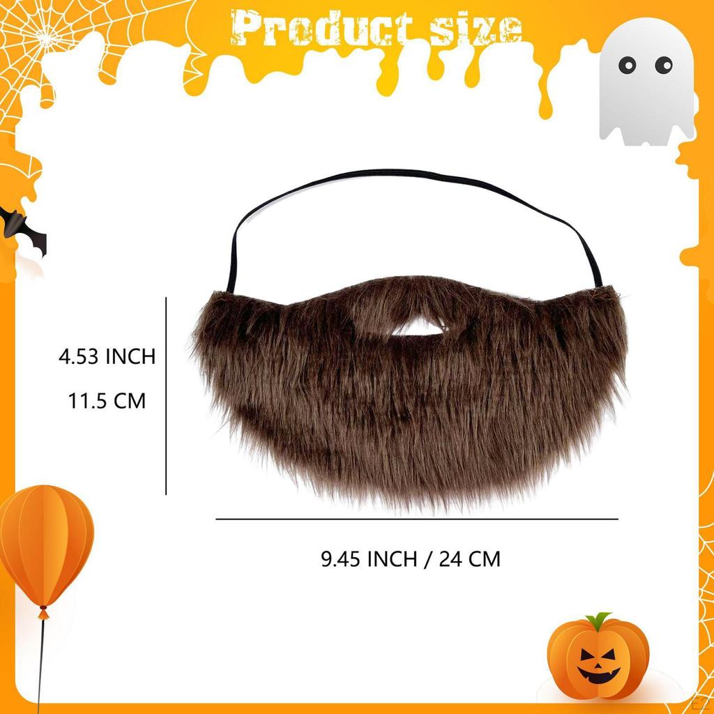 Halloween Fake Bart Deko Schnurrbart für Bühnenauftritt Partyzubehör